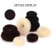 9 Pieces Donut Bun Maker Hair Bun Maker Bun Maker Bun Maker Ring Style with 12 Pieces Hair Bands and 32 Pieces Hair Pins (Black Brown Beige) - Buy Online on SooperMarket.com