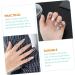 Amosfun 3 Sets Nail Ring Finger Tip Women Ring Ring for Women Rings for Women Jewels for Nails Nail Decor Women's Band Rings Women s Suits Red Decor Zinc Alloy Miss Girl Jewelry White - Buy Online on SooperMarket.com