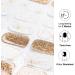 Semi Cured Gel Nail Strips Toenail Wraps Soft Self-Adhesive Gel Pedicure Stickers Salon-Quality Long Lasting Easy to Apply & Remove (Glitter & White) - Buy Online on SooperMarket.com