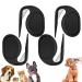 Pulunto Dog Comb Set for Pets - 4-Piece Fur Care Kit - Knot Remover Brush & Trimmer for All Sizes - Black - Buy Online on SooperMarket.com