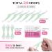 Facial Wax Strips Kit - 24 Strips for Eyebrow Shaping & Hair Removal at Home | Ideal for Sensitive Skin - Includes 4 Calming Oil Wipes - Buy Online on SooperMarket.com
