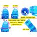 Ecteco 12oz Kids Water Bottle with Straw, Leak Proof BPA-Free Tritan - Blue | Cute, Lightweight, Sturdy | Perfect for School and Outdoor Activities - Buy Online on SooperMarket.com