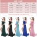 Maternity Photography Maxi Dress | FEOYA Chiffon Lace Strapless Gown Blue 2 L - Buy Online on SooperMarket.com