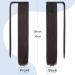 Sleek 28 Inch Dark Brown Clip in Ponytail Hair Extension for Women - Heat-Resistant Fiber Wrap Around Hairpiece - Buy Online on SooperMarket.com