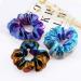 Shiny Metallic Scrunchies - 12 Pieces Elastic Hair Bands for Women and Girls - Buy Online on SooperMarket.com