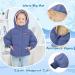 Kids4ever Toddler Hooded Winter Jacket | Royal Blue | 3-4 Years - Buy Online on SooperMarket.com