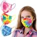 Face Mask for Kids 30 Pack, 4-Layer Kids Disposable Tie Dye Face Masks Breathable with Elastic Earloop for Children, Multicolor Protective Kid Masks for Boys Girls in School & Outdoor