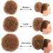 Short Kinky Curly Afro Puff Drawstring Ponytail Extension | Clip in Hairpiece for Women (Large T1B/30#) - Buy Online on SooperMarket.com