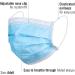 Buy Homedics IIR Medical Disposable Masks - 50 pcs | Three-Layer Respiratory Protection Adjustable Nose Bracket Dust Protection - Buy Online on SooperMarket.com
