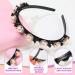 Double Bangs Hairstyle Hairpin Headband - 6 Piece Set - Korean Braided Headbands for Women and Girls - Classic Style - Buy Online on SooperMarket.com