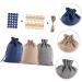 OATIPHO Santa Bags 1 Set Christmas Bag Candy Favor Bags Chrismas Bags Cotton and Linen Bag Christmas Tree 14X10X1cm Assorted Color 01 - Buy Online on SooperMarket.com