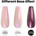 Pink Glitter Gel Polish - Reflective Sparkle Shiny Clear Pastel Nail Gel 7.5ml - UV/LED Cured - Nail Art Manicure - RARJSM(DZ16) - Buy Online on SooperMarket.com