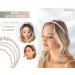 4 Pcs Pearl Headbands for Women - Gold & White Faux Pearl Hair Band with Rhinestones - Bridal Headdress Hair Hoop - Buy Online on SooperMarket.com