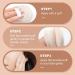 10-Piece Pure Cotton Powder Puff Set for Face Makeup Velour Puffs with Ribbon Applicator for Loose Powder & Foundation - Buy Online on SooperMarket.com