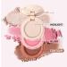 RoseFlower 3-in-1 Highlighting Blush & Contour Palette | Portable Concealer Set for All Skin Types | Makeup Gift for Girls & Women - Buy Online on SooperMarket.com