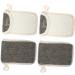 Baluue 16 Pcs Black Linen Soap Bag Foaming Soap Shower Foaming Bag Soap Pouch Cotton Soap Bags Flax - Buy Online on SooperMarket.com