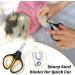 4-Piece Cat Grooming Bath Bag Set with Gloves and Nail Clippers - Perfect for Cats & Dogs Bathing and Nail Trimming - Buy Online on SooperMarket.com