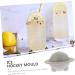 Abaodam 1pc Ice Hockey Mold Silicone Mold Silicone Tray Ice Cube Balls Ice Tray Ice Cube Mold Tool Baby Puck 8.5X5.4X5.4CM Grey - Buy Online on SooperMarket.com