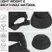 Simplicity Women's UPF 50+ UV Sun Protective Convertible Beach Visor Hat in Black - Buy Online on SooperMarket.com