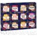 Hot Chocolate Selection Gift Set - 12 Assorted Flavours in Cookies n Creme Rocky Road Berries Cherries & Marshmallows - 400g | Perfect Christmas Gift for Men, Women, Her, Him - Buy Online on SooperMarket.com