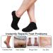 Matengf Moisturizing Gel Spa Socks - 2 Pairs for Men's Cracked Dry Skin Repair | Large Size UK 9-14 | Black - Buy Online on SooperMarket.com