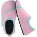 JIASUQI Kids Water Shoes - Quick Dry Aqua Socks for Beach & Pool | Size 5.5/6 UK Child - Pink - Buy Online on SooperMarket.com