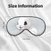 Buy Cute White Rabbit Soft Sleep Eye Mask | Breathable Eye Patch for Travel & Relaxation - Buy Online on SooperMarket.com