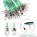 60PCS Fishing Wire Leader with Swivels and Snap - Nylon-Coated Steel Leaders for Tackle - Green (7.5, 11.7, 12.9 Inch) - Buy Online on SooperMarket.com