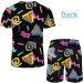 Arssm Men's Vintage 2-Piece Shirts and Shorts Set for Retro Summer Party - Black, X-Large - Buy Online on SooperMarket.com