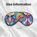 Colorful Tropical Sea Fish Soft Sleep Eye Mask | Breathable Eye Patch for Women | Perfect for Travel & Relaxation - Buy Online on SooperMarket.com