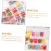 Healeved 36 Boxes Nail Art Accessories Resin Charms Slices Polymer Clay Spacer Beads 3D Slice Fruits Phone Shell Charms Resin Making Charms Nail Art Slices Manual Decorations Soft Pottery 14.2X8.8X2.5CMx3pcs Assorted Colorx3pcs - Buy Online on SooperMarket.com