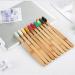 Folpus 6x Soft Bristle Toothbrushes - 10 Colorful Pieces for Gentle Oral Care | International Shipping Available - Buy Online on SooperMarket.com