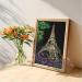 Rainbow Scratch Painting Kit for Adults & Teens - Eiffel Tower/Big Ben Theme - DIY Craft Art Set - Creative Gift - 16'' x 11.2'' - Includes 3 Tools - Buy Online on SooperMarket.com