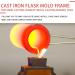 2-Part Cast Iron Flask Mold Frame for Jewelry and Metal Casting - Buy Online on SooperMarket.com