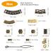 110 PCS Viking Beard Beads AngleKai Gold Hair Accessories | Beard Braiding Kits for Men and Women - Buy Online on SooperMarket.com