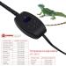 Reptile Heat Pad 6W Under Tank Terrarium Warmer Heating Mat and Digital Thermostat Controller for Turtles Lizards Frogs and Other Small Animals Multi Sizes - Buy Online on SooperMarket.com