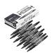 Tattoo Marker Pen  10 Pieces Body Marker Pens Black Bodymark Temporary Tattoo Marker  Dual Tips Skin Markers For Tattooing