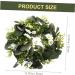 LIFKICH Wreath Planta Artificial Faux Greenery Artificial Eucalyptus Garland Holiday Window Hanging Eucalyptus Leaves Garland Faux Plants Fall Garland or Artificial Grass Daisy White White 30X30CM - Buy Online on SooperMarket.com