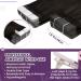 Shop Laavoo Dark Brown Real Hair Tape Extensions - 45cm Seamless & Invisible - 20 Pieces (50g) - Perfect Hair Recovery Solution - Buy Online on SooperMarket.com