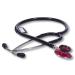 Acoustic Stethoscope for Doctors and Medical Students Adult Lightweight Chest Piece Flexible Jointless Tube & Soft Sealing Ear Knobs Micro Al (BLACK)