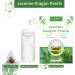 Jasmine Dragon Pearls 50g Loose Leaf Green Tea - Natural Hand Rolled Jasmine Green Tea with Floral Scent and Tonic Effects - MQUPIN - Buy Online on SooperMarket.com