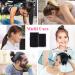 Hanyousheng Elastic Hair Bands 50 Pcs - Soft Seamless Hair Ties for Women Men Girls Kids (Black) - Buy Online on SooperMarket.com