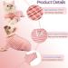 AOKAZI Hunde-Chirurgie-Genesungsanzug Welpen-Katzen-Einteiler f r Ausfallen Hautkrankheiten Wundschutz medizinischer Haustier-Chirurgischer Anzug Hunde-Pyjama (Rosa Medium) M PINK - Buy Online on SooperMarket.com