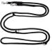 Lightweight & Robust Dog Linen Leash for Small Dogs up to 15kg - 2.80m 4-Speed Adjustable Black | Ideal for International Shipping - Buy Online on SooperMarket.com