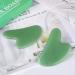 Rosenice Jade Stone Gua Sha Facial Tool for Face and Body Massage - Acupuncture Therapy and Trigger Point Treatment - Buy Online on SooperMarket.com