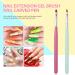 Sularpek 6Pcs Nail Art Brushes Set - Builder Gel Brush for Nails, Nail Art Design Pen Painting Tools with Extension Gel Brush, Fine Liner Brushes, and Dotting Pen - Buy Online on SooperMarket.com