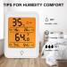 Digital Thermometer & Hygrometer - 2 Pack Mini Room Temperature & Humidity Monitor with Max/Min Display & Touchable Backlight - Buy Online on SooperMarket.com