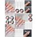 Shop French Tip Nail Stamp Kit | Nail Art Brush & Guide Stickers for Perfect Nail Designs | International Shipping Available - Buy Online on SooperMarket.com