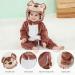 COOKY.D Unisex Winter Hooded Romper Jumpsuit 6-12 Months - Squirrel Design - Buy Online on SooperMarket.com