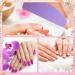 Nail Buffer Blocks 20 PCS - Professional Mini Nail Buffer for Gel & Natural Nails - Nail Polish Buffing Block for Home & Salon Use (Purple) - Buy Online on SooperMarket.com